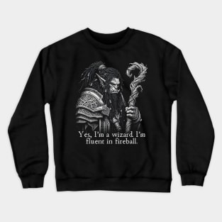 Half-Orc Wizard Crewneck Sweatshirt